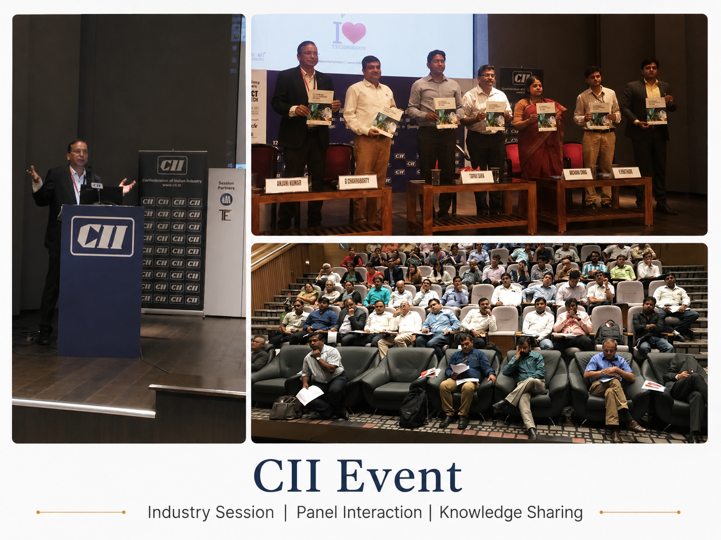 CII industry session and panel interaction