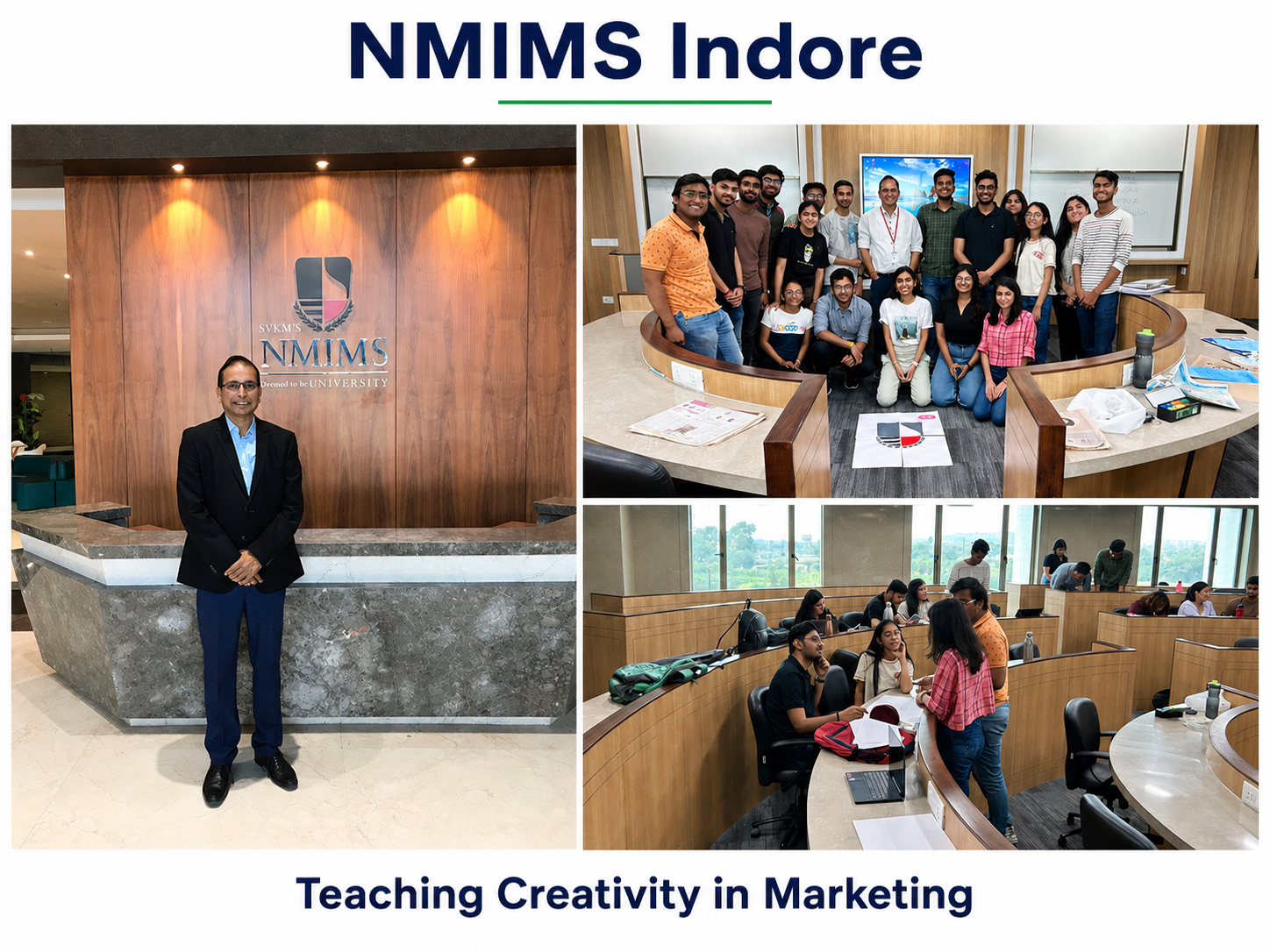 Teaching creativity in marketing at NMIMS Indore